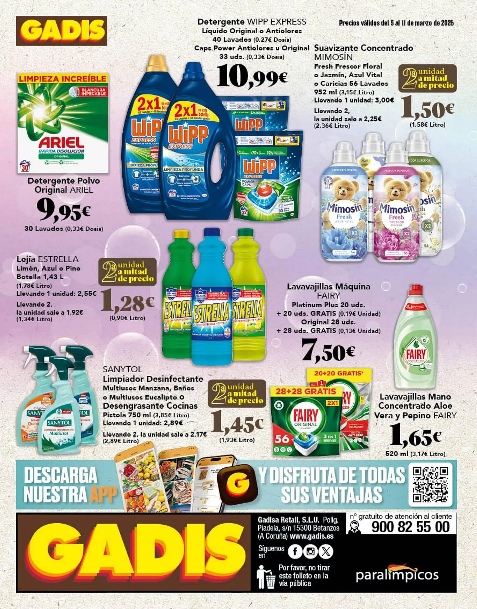 Catálogo de Folleto Gadis 5 de marzo al 11 de marzo 2026 - Página 32