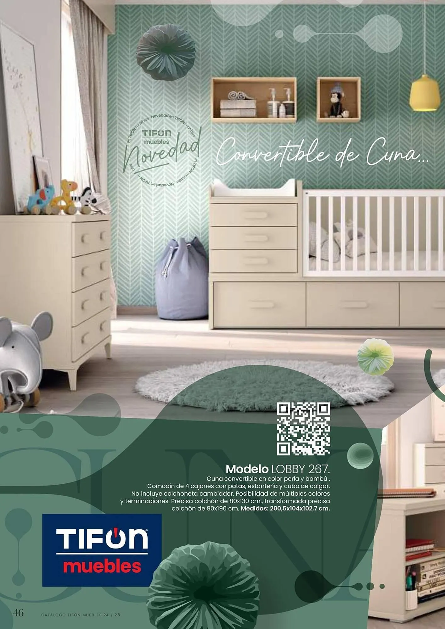 Catálogo de Folleto Tifón Hipermueble 12 de julio al 31 de mayo 2025 - Página 46