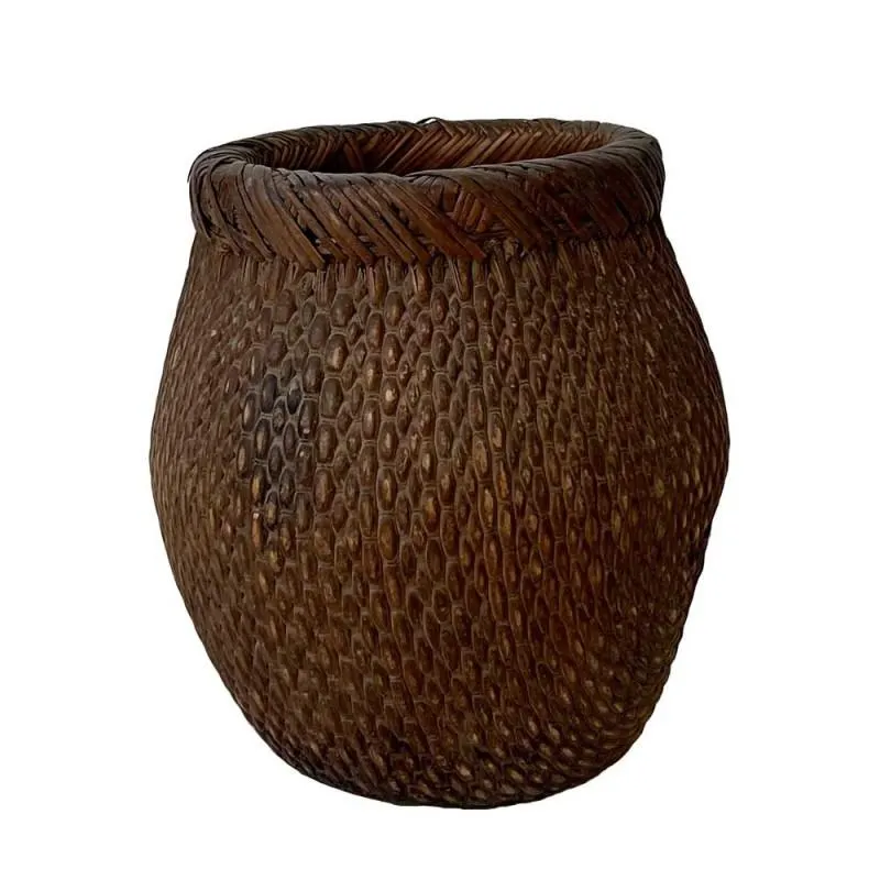 Cesta mimbre antigua