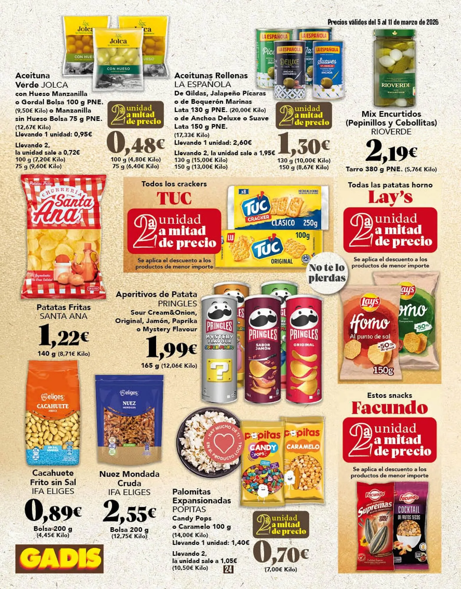 Catálogo de Folleto Gadis 5 de marzo al 11 de marzo 2026 - Página 24