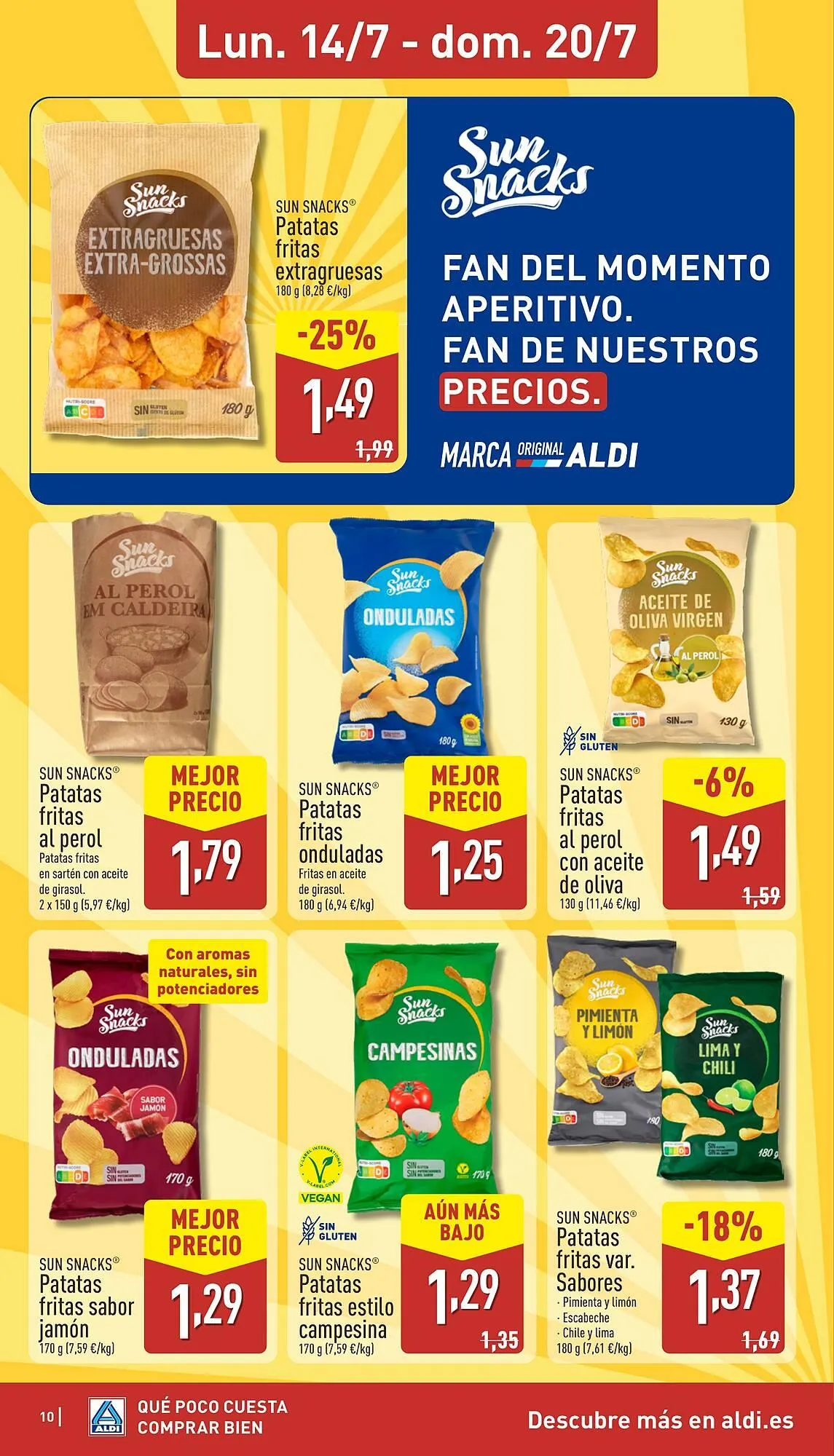 Catálogo de Folleto ALDI 14 de julio al 20 de julio 2025 - Página 10