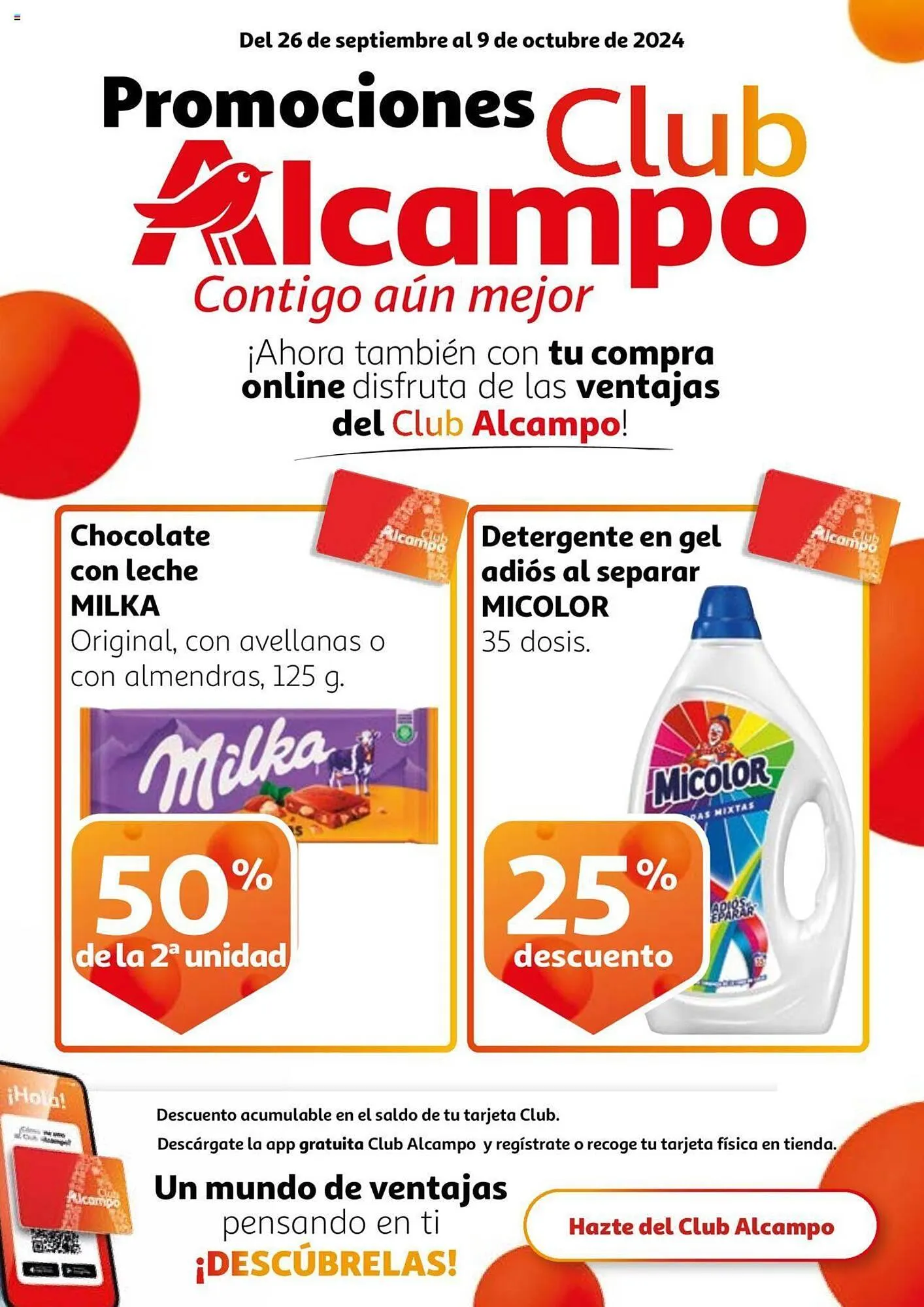 Catálogo de Folleto Alcampo 26 de septiembre al 9 de octubre 2024 - Página 1