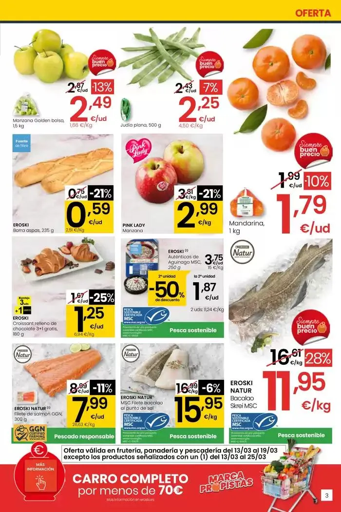 Catálogo de Precio más bajo EROSKI CITY 13 de marzo al 26 de marzo 2025 - Página 3
