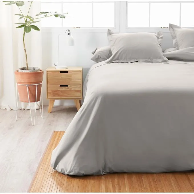 Juego funda nórdica Algodón 3p - Basic Piedra