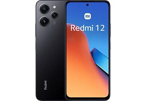 Móvil - Xiaomi Redmi 12, Midnight Black, 256 GB, 8 GB RAM, 6.79" MediaTek Helio G88, 5000 mAh, Android