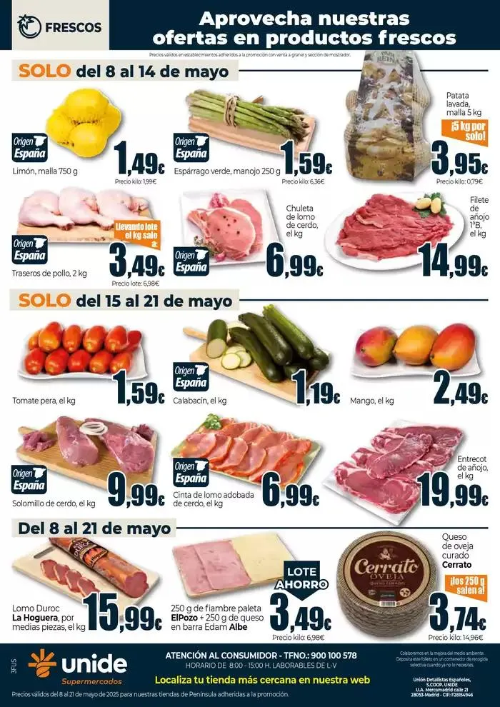 Catálogo de Máximo Ahorro en Supermercados UNIDE 8 de mayo al 21 de mayo 2025 - Página 4