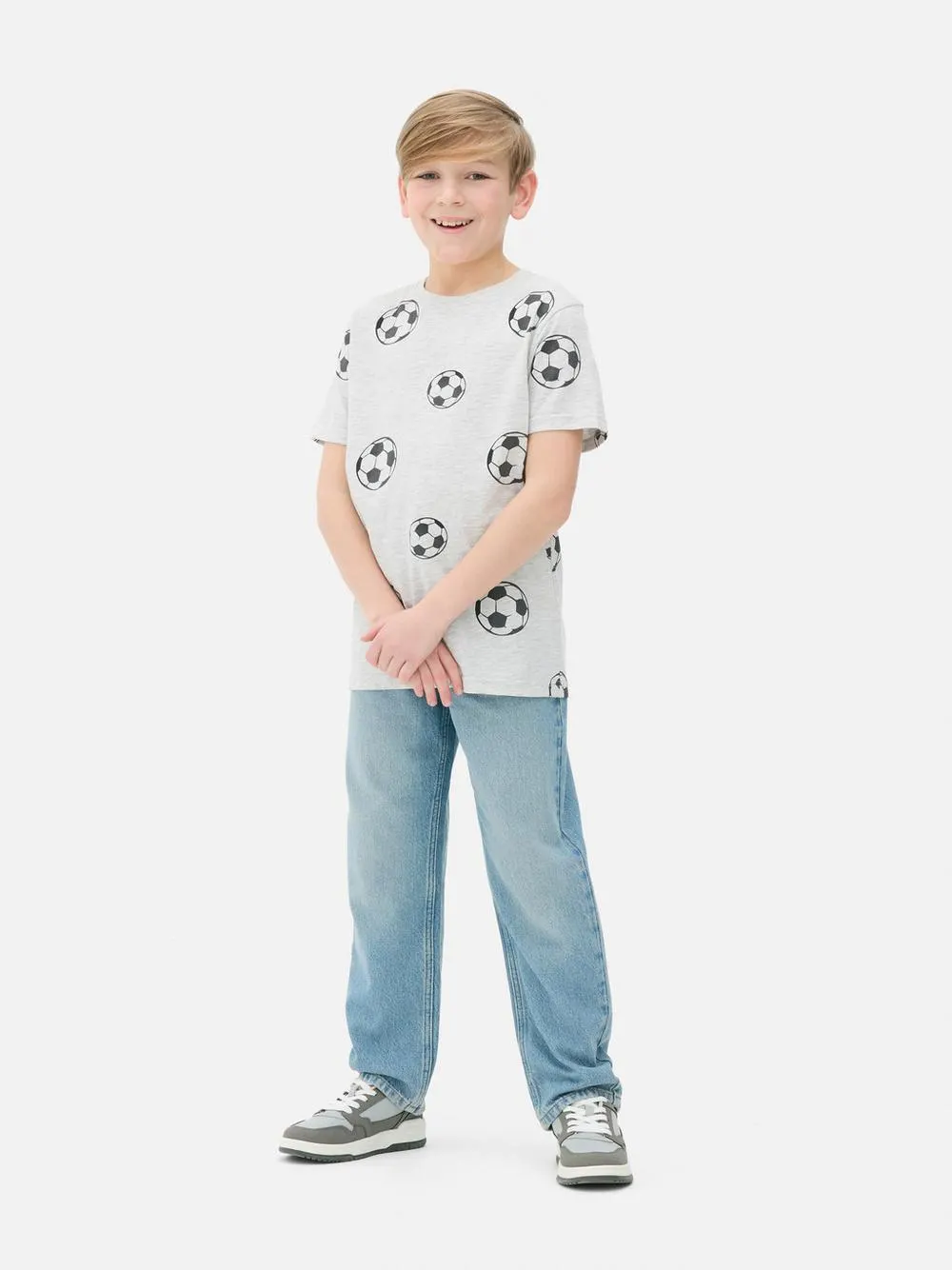 Camiseta con motivo de fútbol