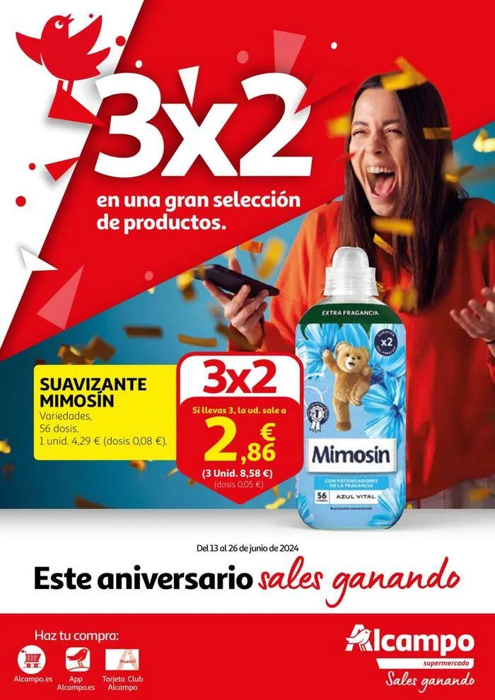 Catálogo de 3x2 en una gran selección de productos. 14 de junio al 26 de junio 2024 - Página 1
