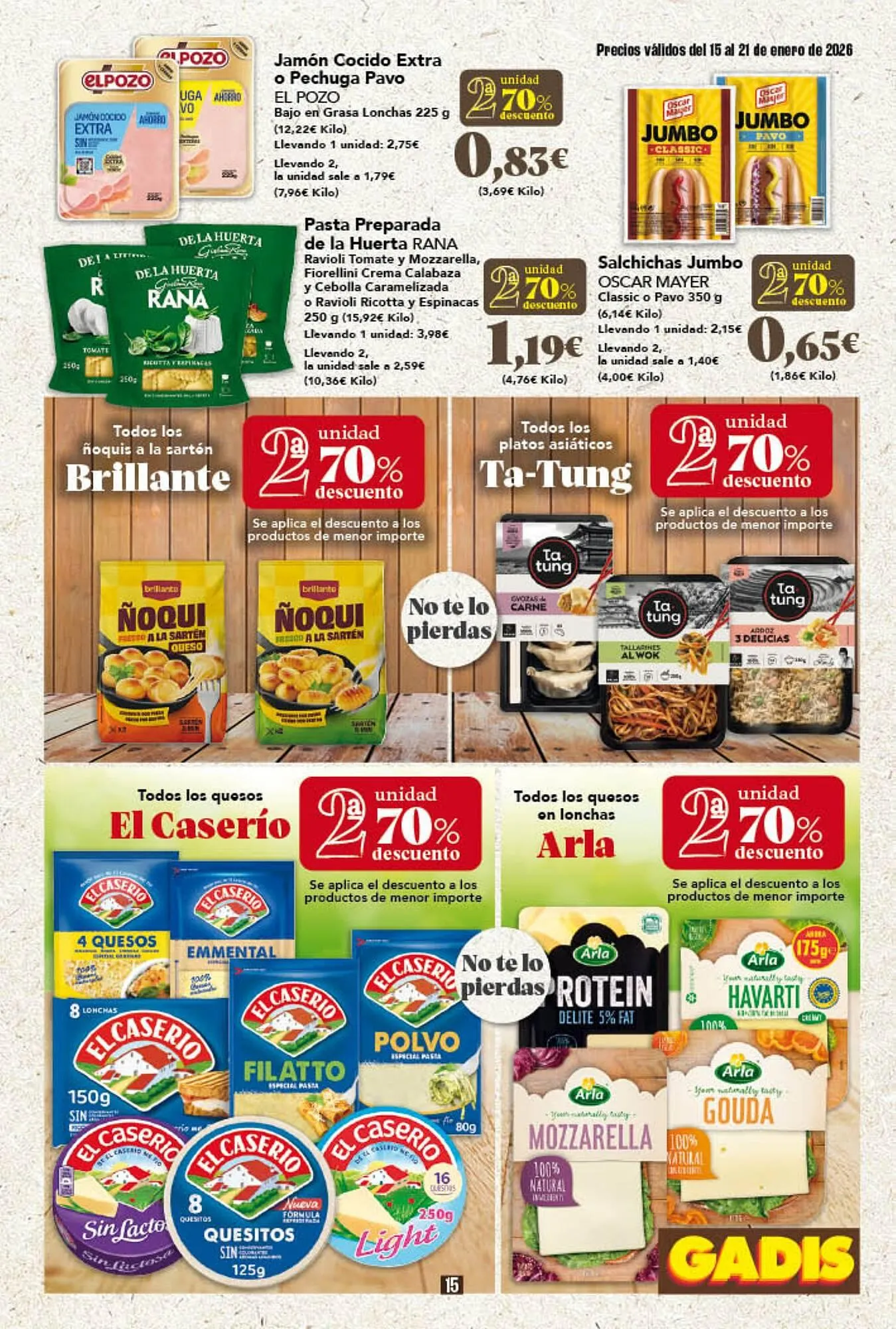 Catálogo de Folleto Gadis 15 de enero al 21 de enero 2026 - Página 15