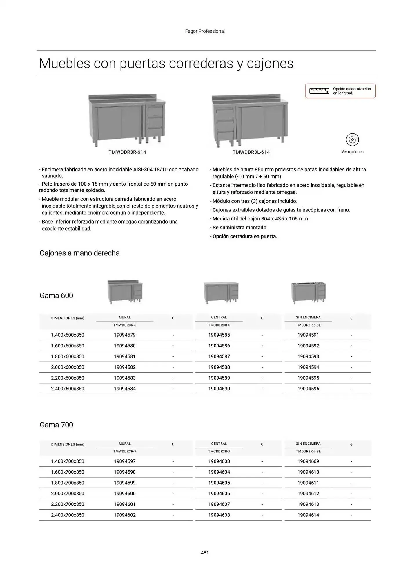 Catálogo de Folleto Fagor 3 de marzo al 1 de enero 2026 - Página 482