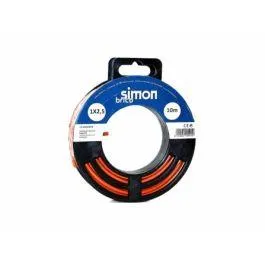 Cable electricidad hilo flexible 1x2,5 10mt marron simon brico