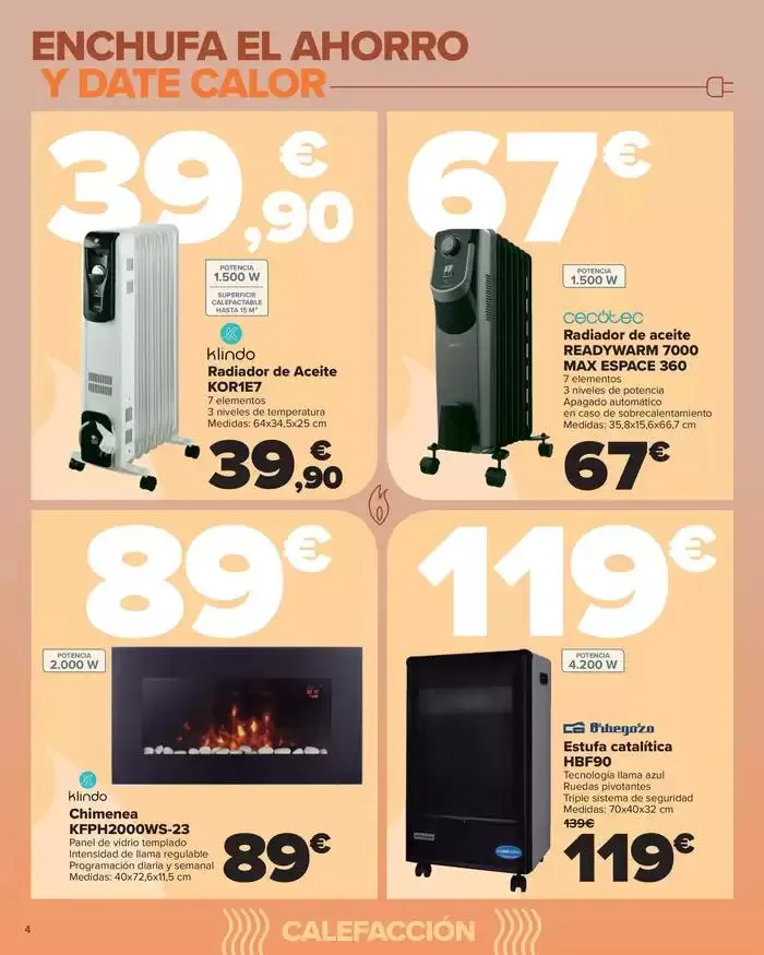 Catálogo de CALEFACCIÓN 13 de enero al 26 de enero 2025 - Página 4