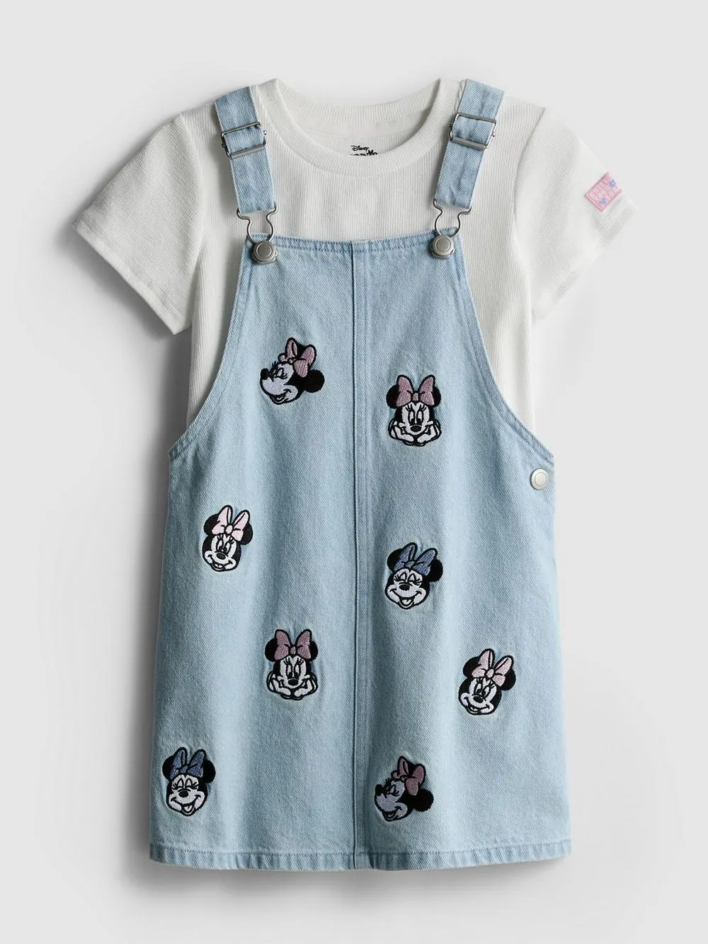 De 1,5 a 8 años | Camiseta y pichi en denim de Disney