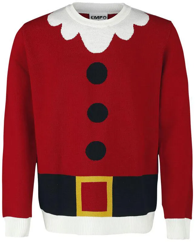 "Santa’s suit" Christmas jumper multicolor de Jersey Navideño