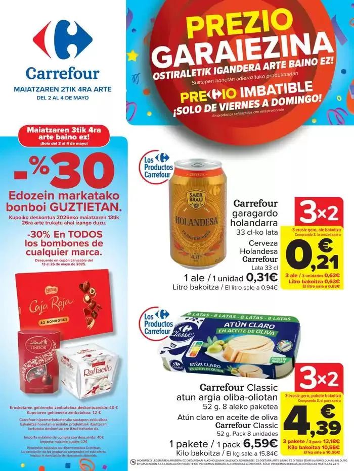 Catálogo de PRECIO IMBATIBLE 2 de mayo al 4 de mayo 2025 - Página 1