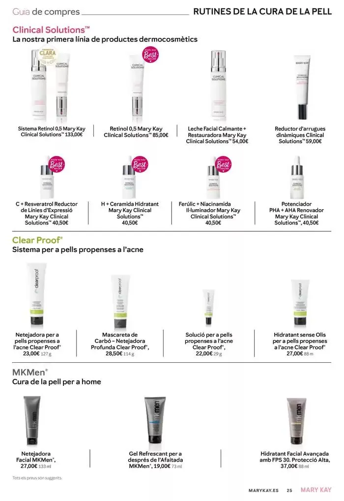 Catálogo de Folleto "Belleza Mary Kay" Catalán - Primavera 2025 16 de abril al 30 de abril 2025 - Página 25