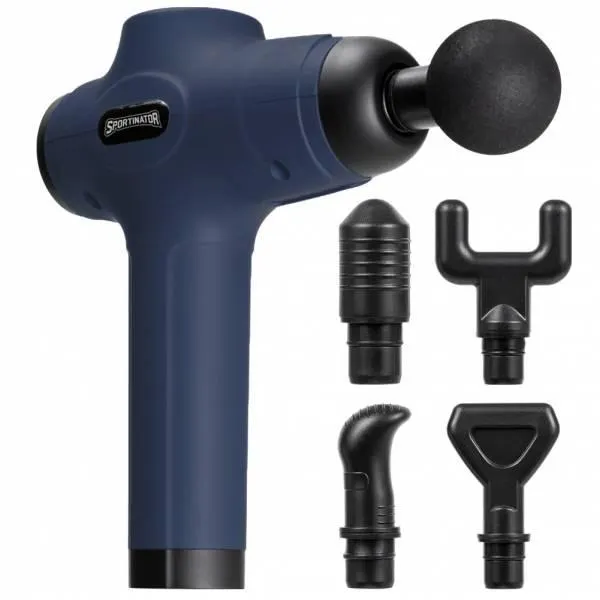 SPORTINATOR "Subir nivel" Pistola de masaje incluidos accesorios azul