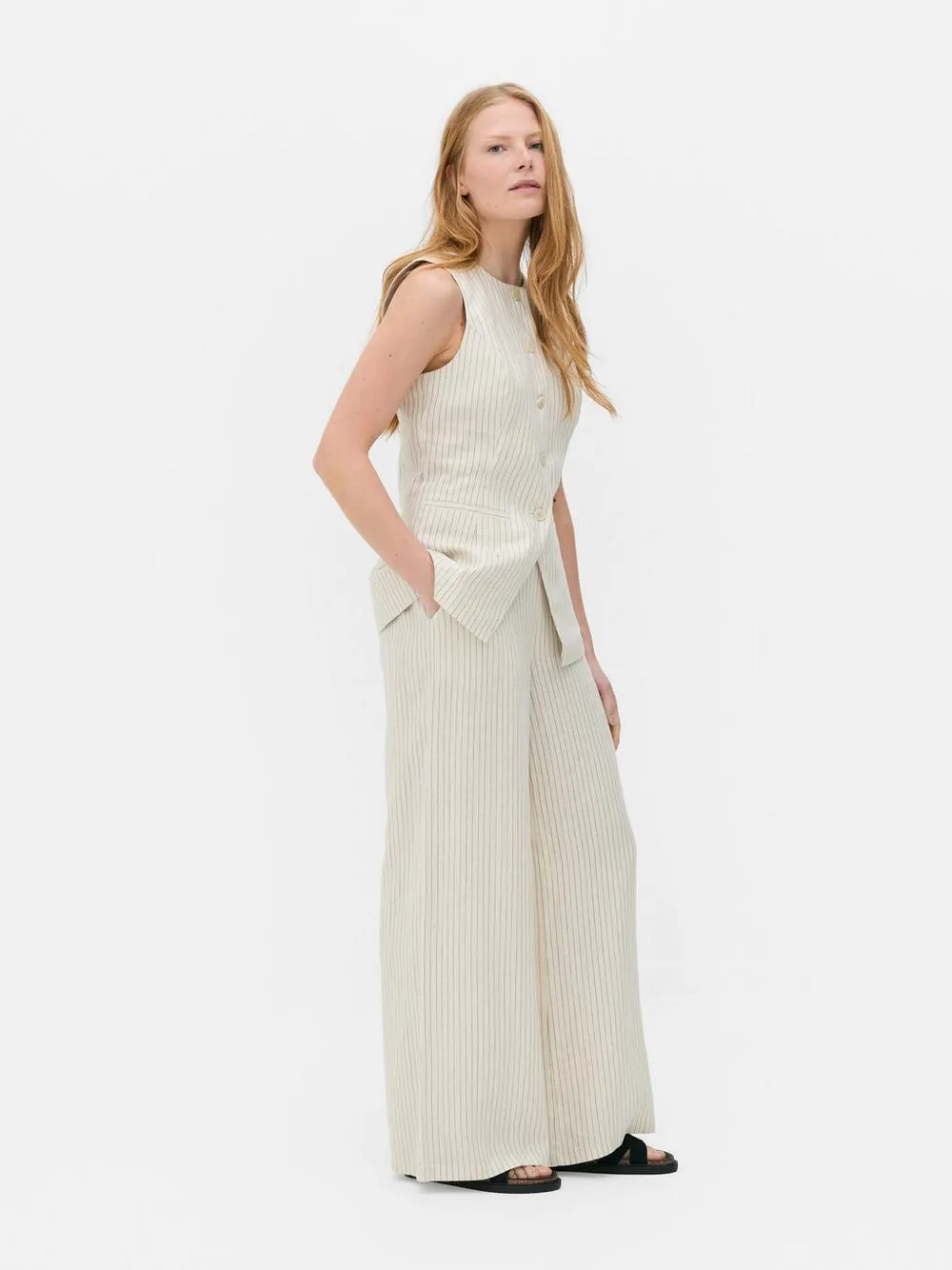 Pantalones de lino de The Edit