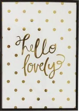 Cuadro Hello Lovely 42x30cm