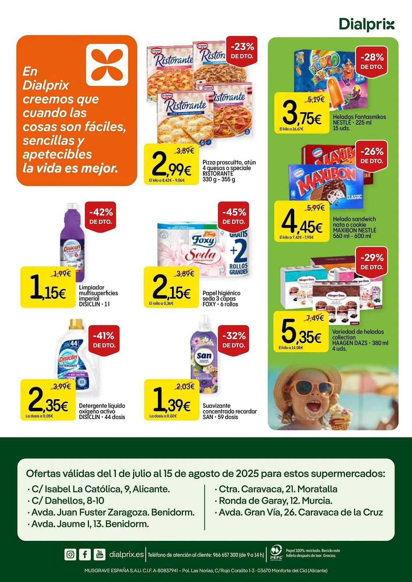 Catálogo de Folleto Dialprix 2 de julio al 15 de agosto 2025 - Página 4