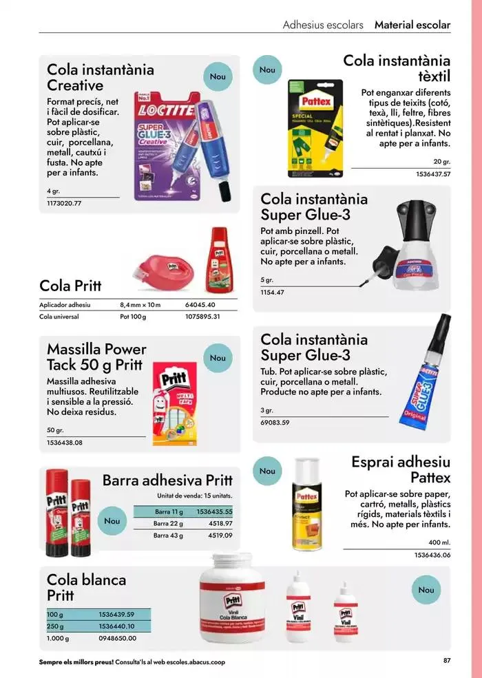 Catálogo de Catàleg Escolar 2025-2026 6 de mayo al 31 de diciembre 2026 - Página 89