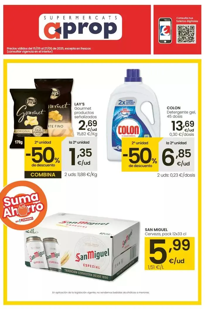 Catálogo de SUMA AHORRO Aprop 15 de mayo al 27 de mayo 2025 - Página 1