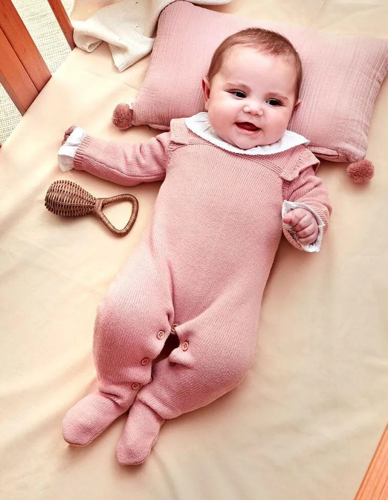 Body manga larga cuello volante de popelín blanco