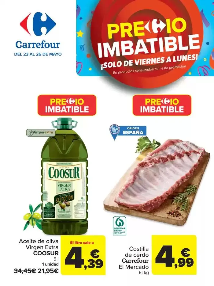 Catálogo de PRECIO IMBATIBLE 23 de mayo al 26 de mayo 2025 - Página 1