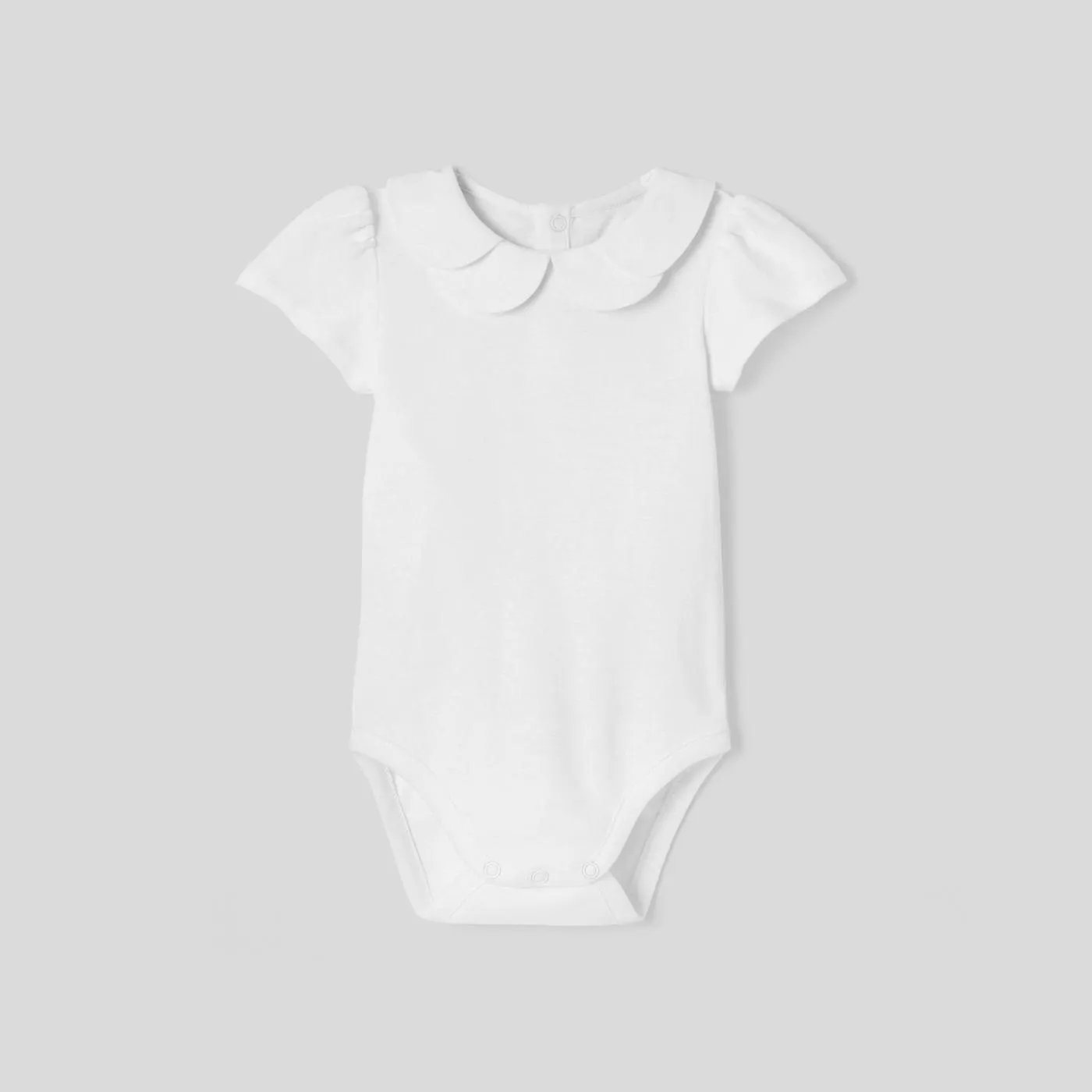 Body con doble cuello de bebé niña