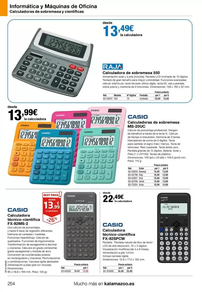 Catálogo de Staples Kalamazoo Catálogo General 9 de enero al 30 de septiembre 2025 - Página 254