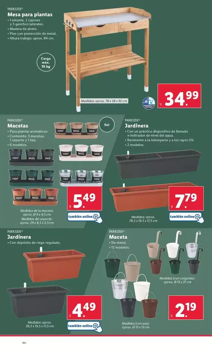 Catálogo de ¡Bazar Lidl! Ofertas válidas del 17/03 al 23/03 17 de marzo al 23 de marzo 2025 - Página 10