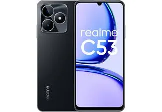 Móvil - realme C53, Black, 128GB, 6GB RAM, 6.74" HD, 5000 mAh, Android 13
