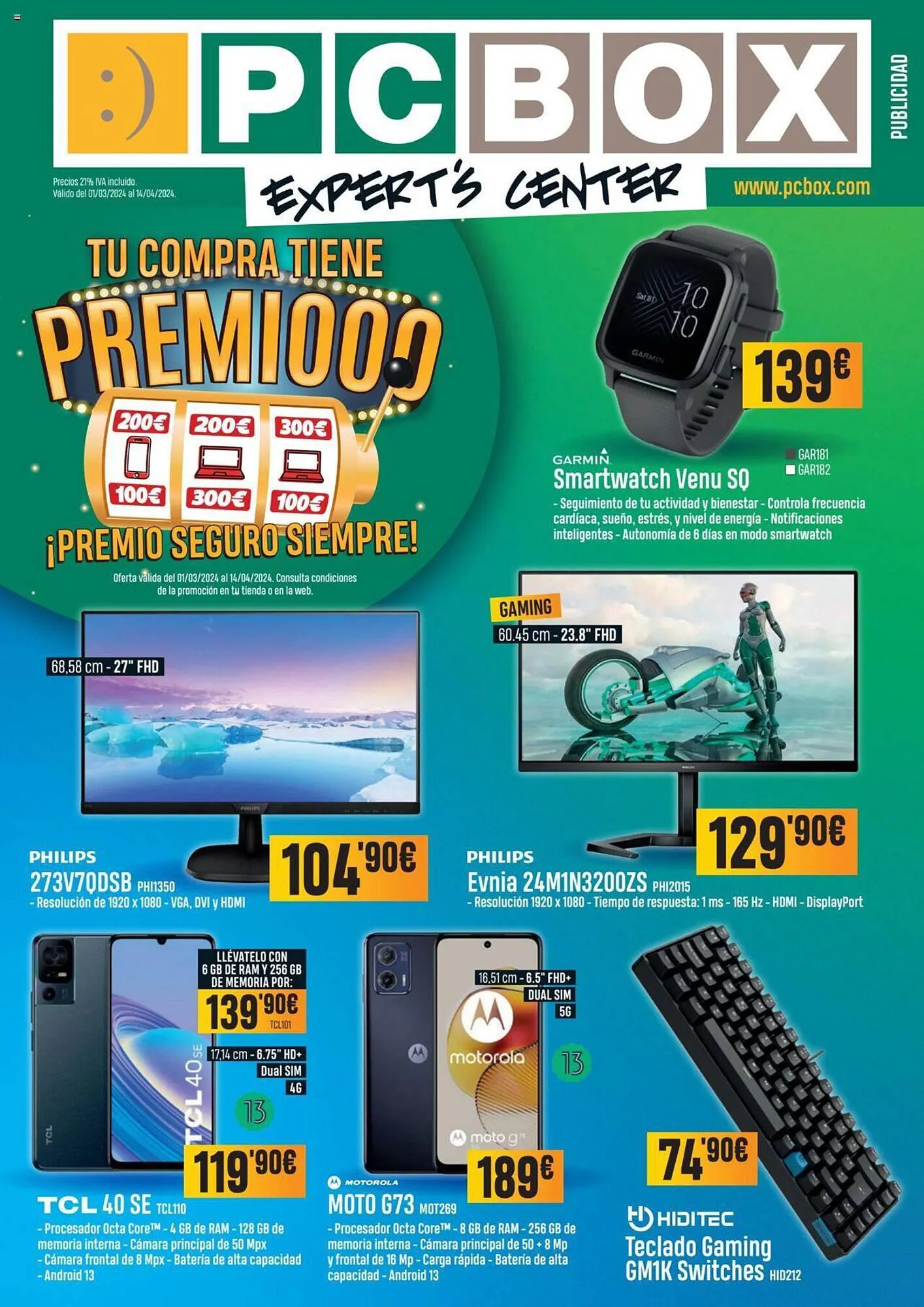 Catálogo de Folleto PCBox 1 de marzo al 14 de abril 2024 - Página 1