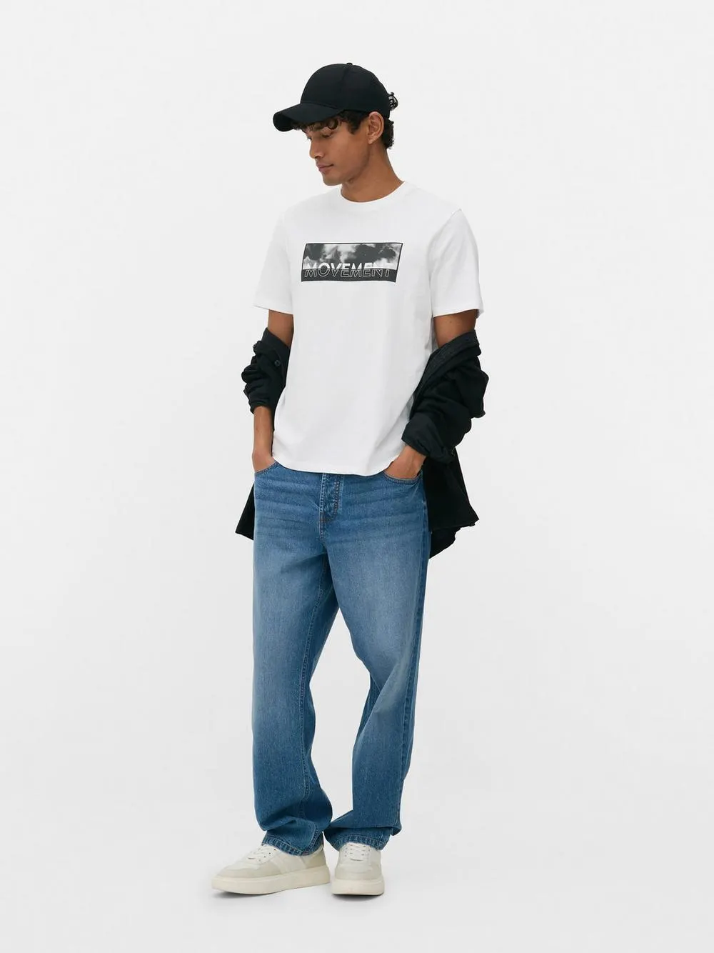 Camiseta gráfica de algodón