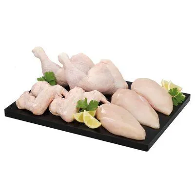 LOTE de pollo 1 kg pechugas + 1 kg de traseros + 1 kg de alas