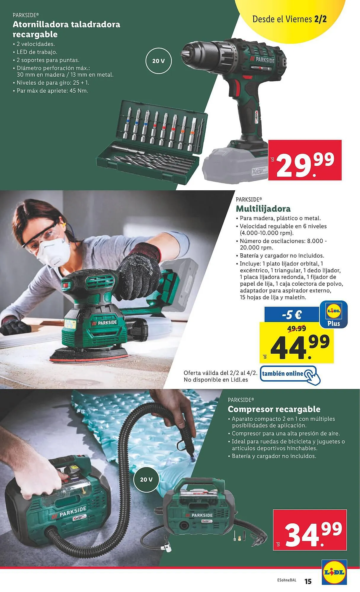 Catálogo de Folleto Lidl 29 de enero al 4 de febrero 2024 - Página 15