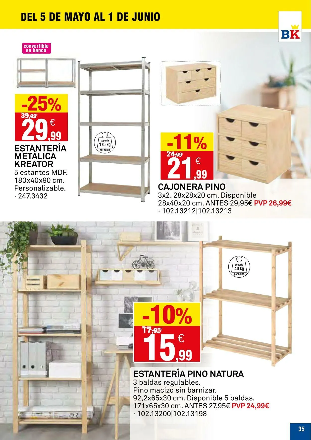 Catálogo de Bricoking Oferta actual 9 de junio al 23 de junio 2025 - Página 35