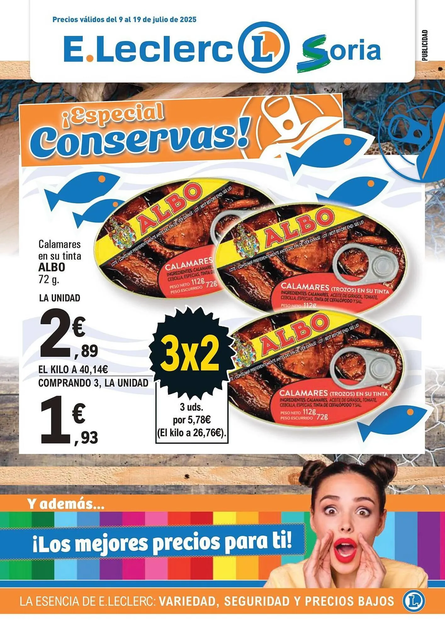 Catálogo de Folleto E.Leclerc 10 de julio al 19 de julio 2025 - Página 1