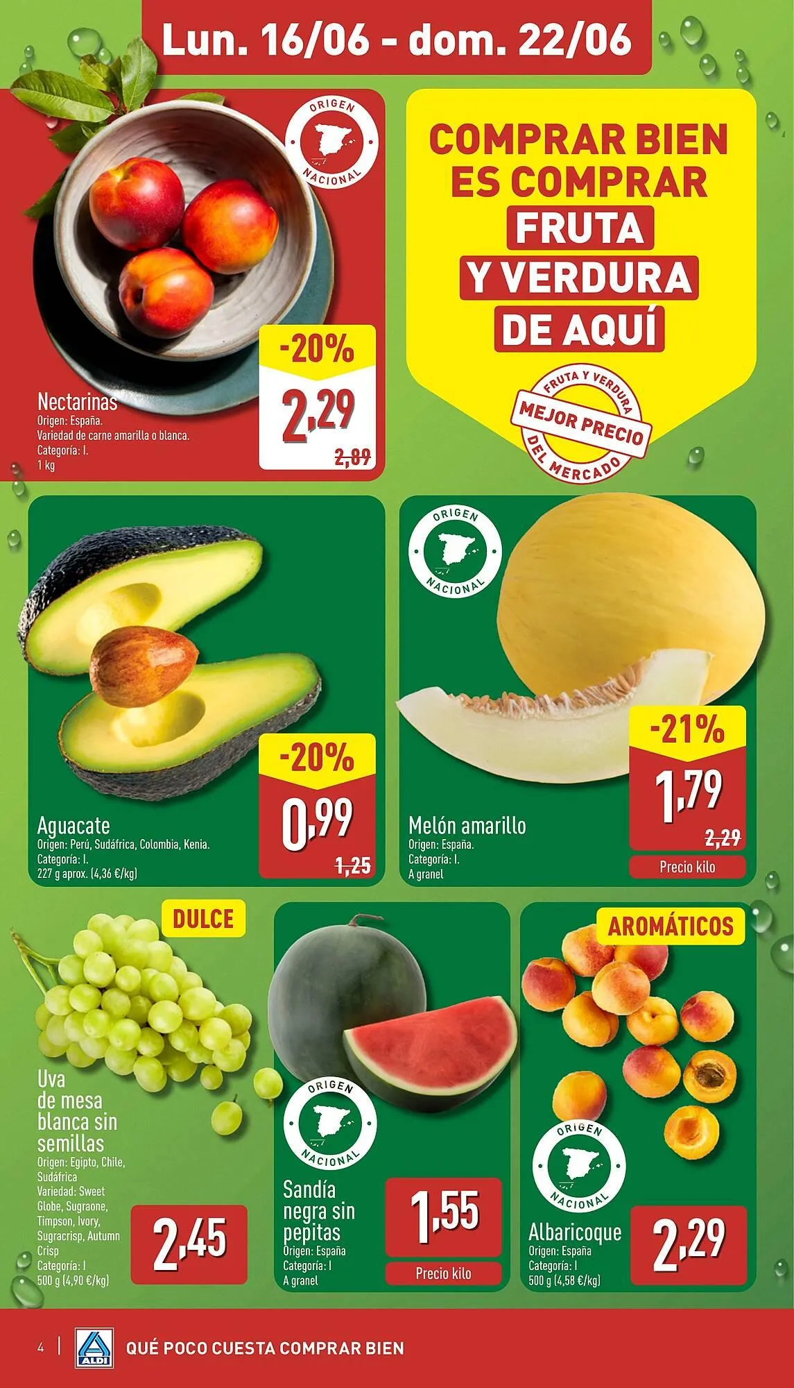 Catálogo de Folleto ALDI 16 de junio al 22 de junio 2025 - Página 4