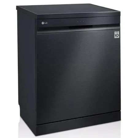 Lavavajillas LG QuadWash™ , TrueSteam, Acero negro mate, clasificación C, con lavado a vapor y tercera bandeja