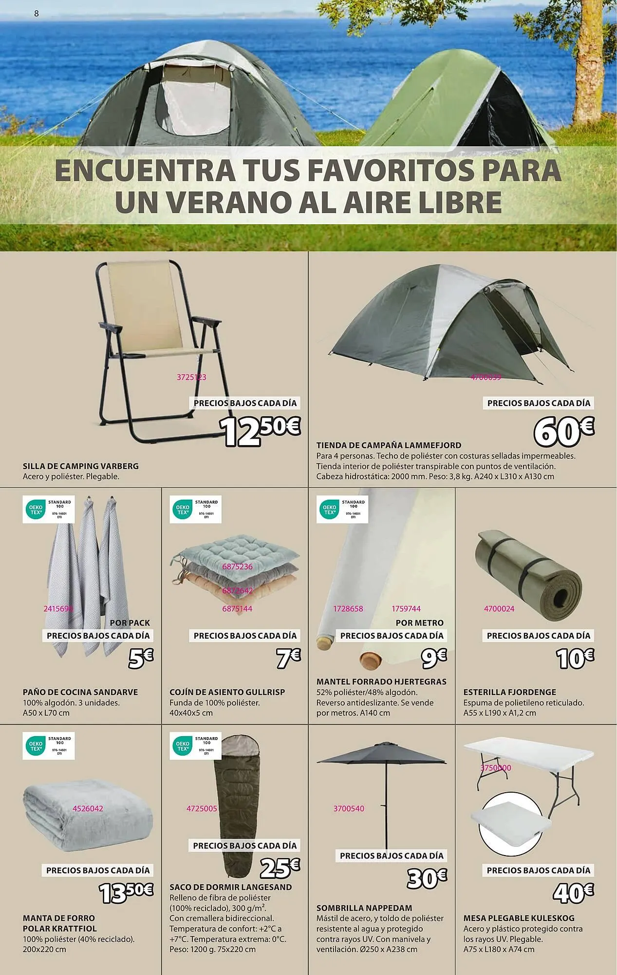 Catálogo de Folleto JYSK 15 de mayo al 11 de junio 2025 - Página 8