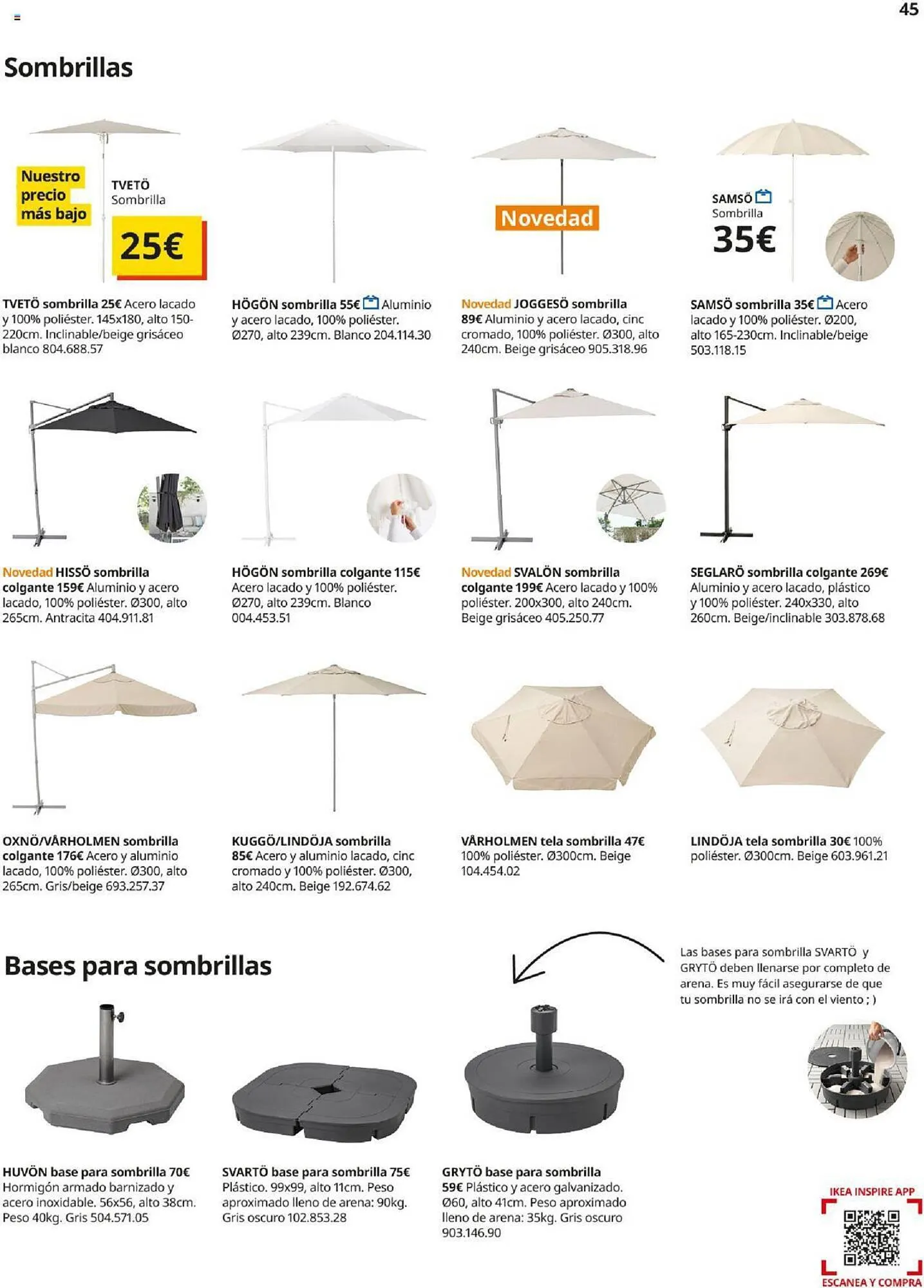 Catálogo de Folleto IKEA 14 de abril al 31 de julio 2023 - Página 45