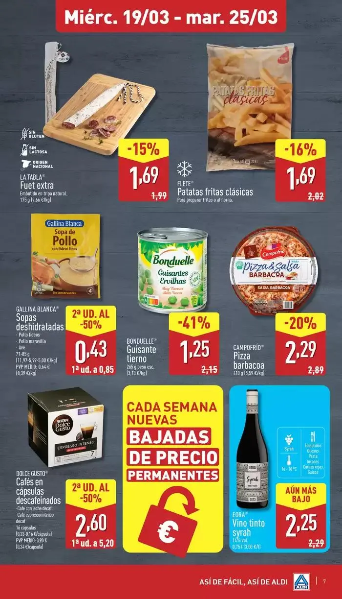 Catálogo de ¡Así de fácil, así de Aldi! 19 de marzo al 25 de marzo 2025 - Página 7