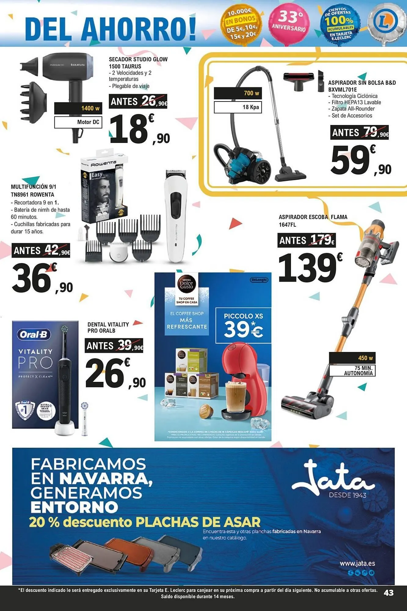 Catálogo de Folleto E.Leclerc 14 de julio al 29 de julio 2025 - Página 43