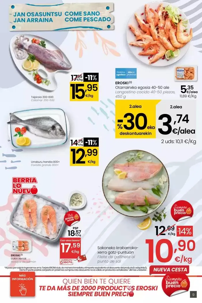 Catálogo de AUKERA OFERTA EROSKI CENTER 2 de mayo al 13 de mayo 2025 - Página 9