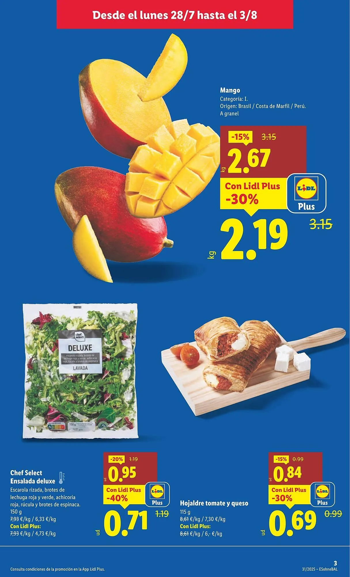 Catálogo de Folleto Lidl 28 de julio al 3 de agosto 2025 - Página 3