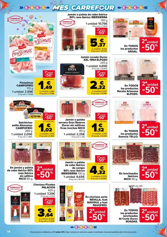 Catálogo de 50% QUE VUELVE + 2ªUD. AL -50% 13 de mayo al 26 de mayo 2025 - Página 14