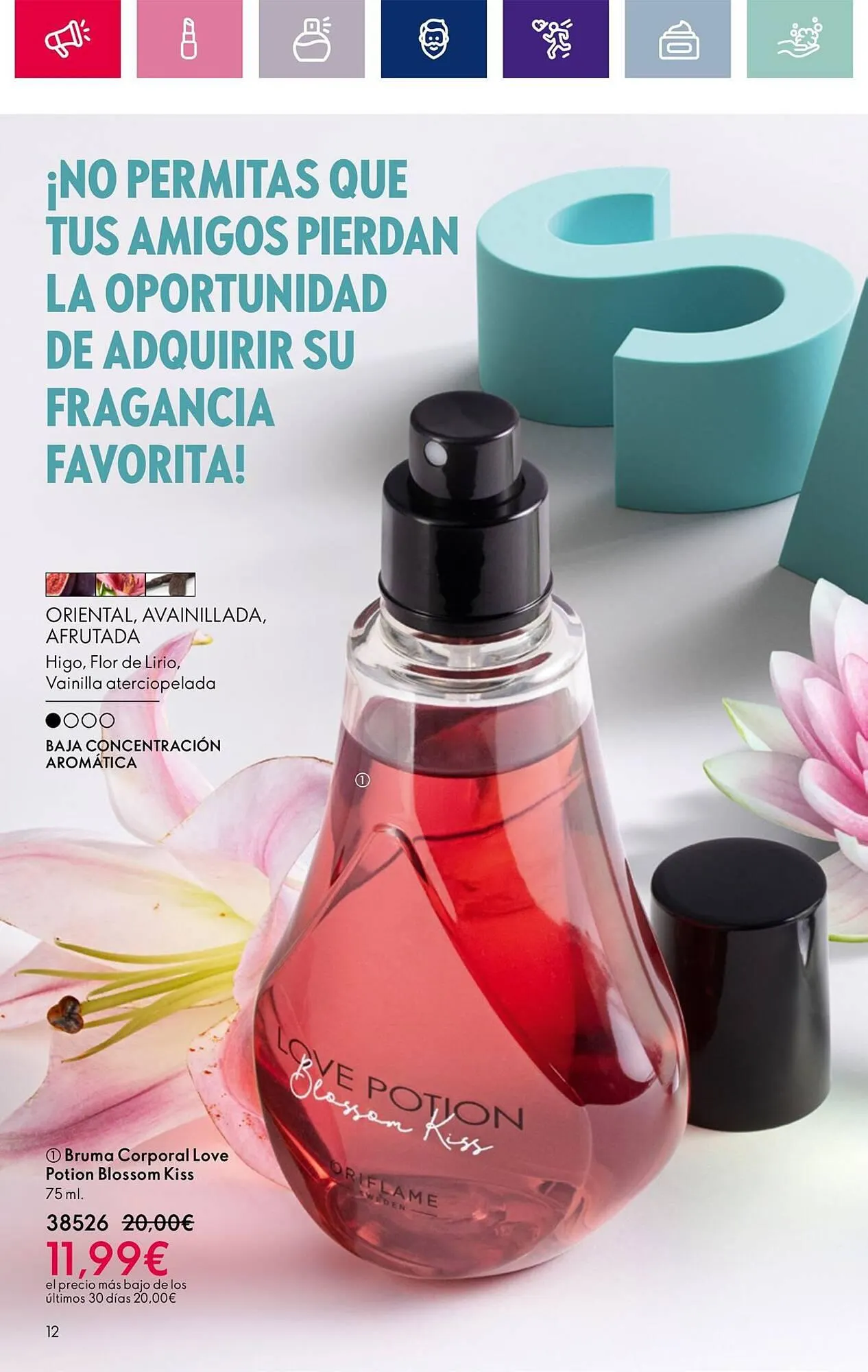 Catálogo de Folleto Oriflame 2 de enero al 22 de enero 2024 - Página 12