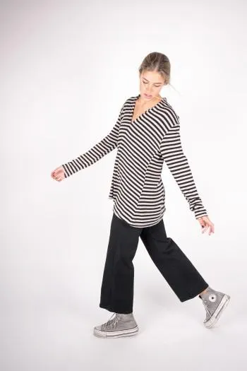 PANTALON ANCHO NEGRO