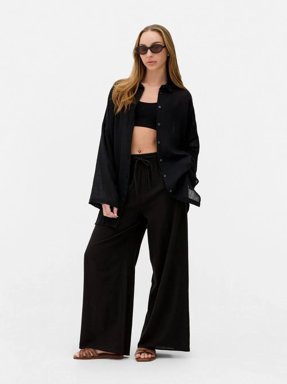 Pantaloni da spiaggia con coulisse